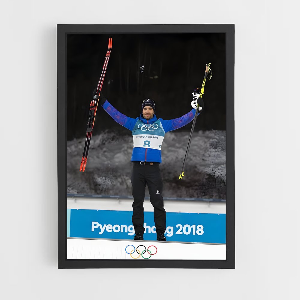 Poster L'Esprit de la Neige – affiche Biathlon (vue 2)